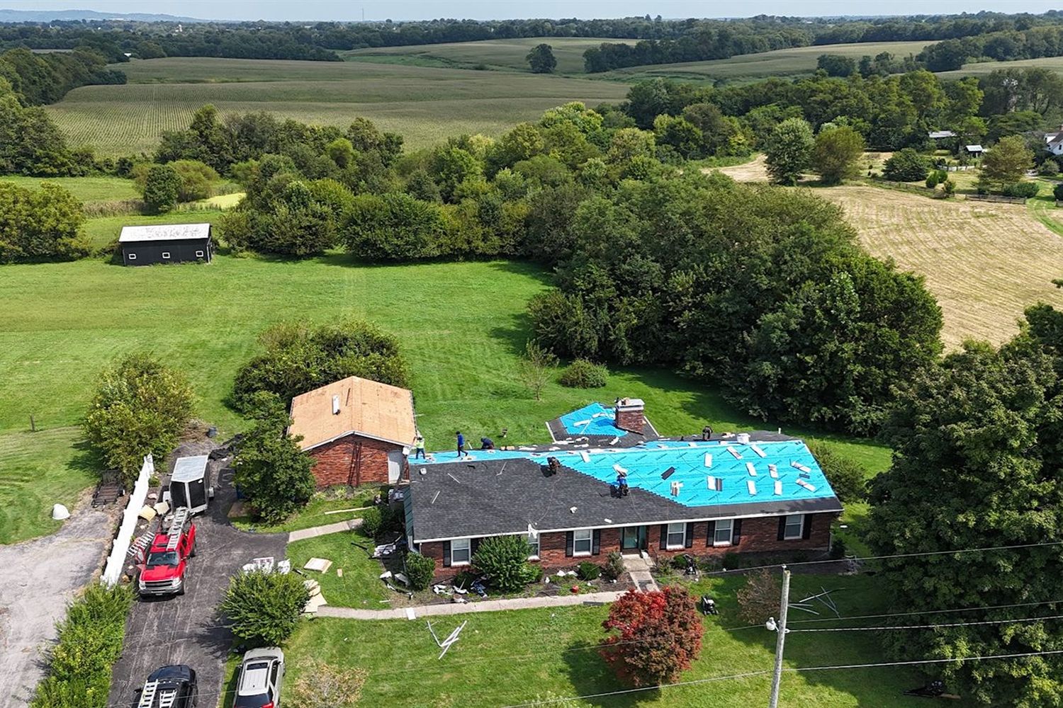 Roofing installation service for homes in Shelby County